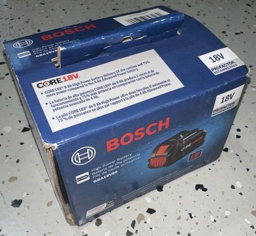 New bosch 18v gba18v80 core18v - 18v,